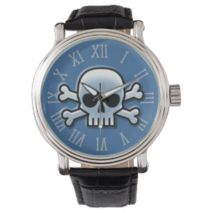 Montre Jolly roger bleu