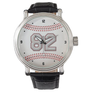 Montre Joueur Cool de baseball numéro 82 - Stitches Look