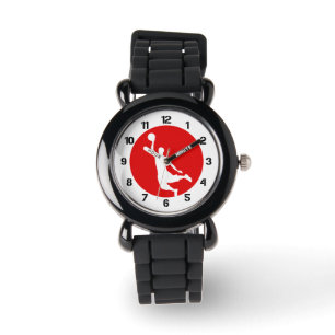 Montre Joueur de basket-ball Red Circle Dunk