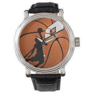 Montre Joueur de basket-ball Slam Dunk avec un trou dans