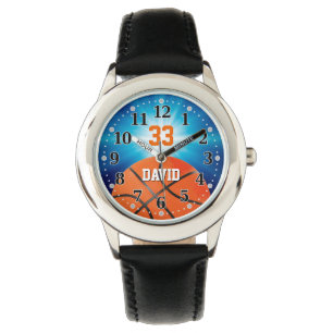 Montre Joueur de basket numéro Personalizable drôle