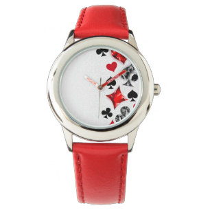 Montre Joueur de poker Joueur de cartes de jouer costumes