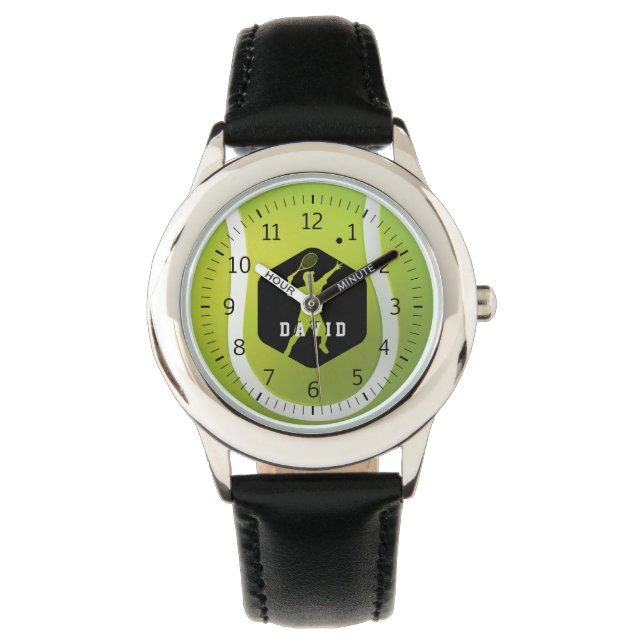 Montre Joueur de tennis personnalisé | Sport Cool (devant)