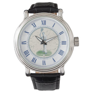 Montre Joueur de tennis Vintage monogramme