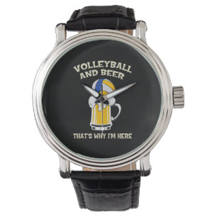 Montre Joueur de volley-ball   Volleyball Et Bière