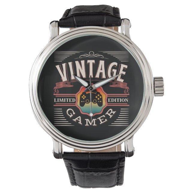 MONTRE JOUEUR RÉTRO ÉDITION LIMITÉE  (devant)