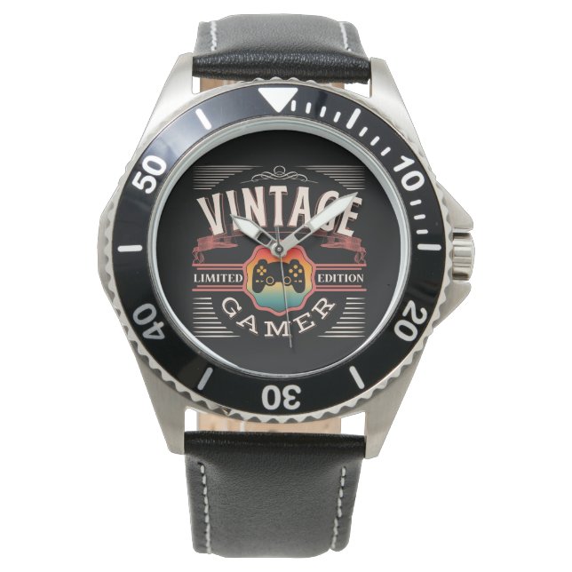 MONTRE JOUEUR RÉTRO ÉDITION LIMITÉE  (devant)