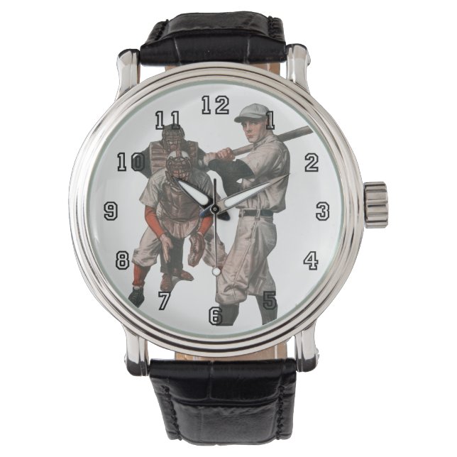 Montre Joueurs De Baseball vintages (devant)