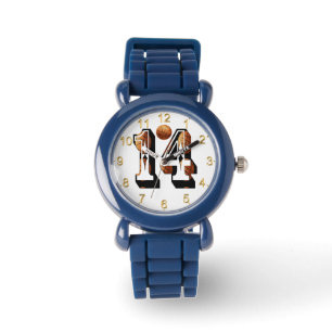 Montre Joueurs De Basket Numéro Quatorze Logo D'Image,