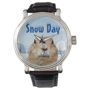 Montre Jour de la neige de la marmotte