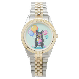 Montre Jour heureux bouledogue français Bouledogue frança