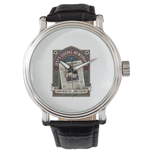 Montre Journal de l'Évangile de Jésus Journal chrétien F (devant)