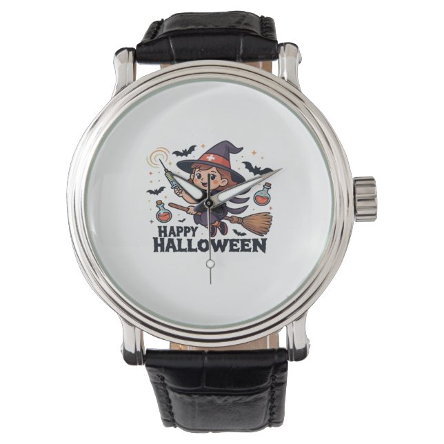 Montre Joyeuse chemise d'Halloween - Éffrayante mignonne  (devant)