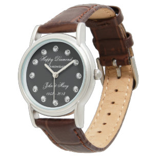 Montre Joyeux Anniversaire du diamant