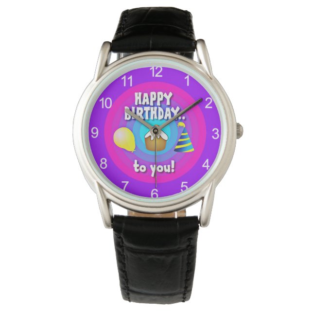 Montre Joyeux Anniversaire Pour Vous (devant)