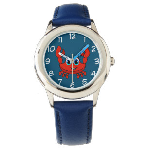 Montre Joyeux Cartoon Crab Kids