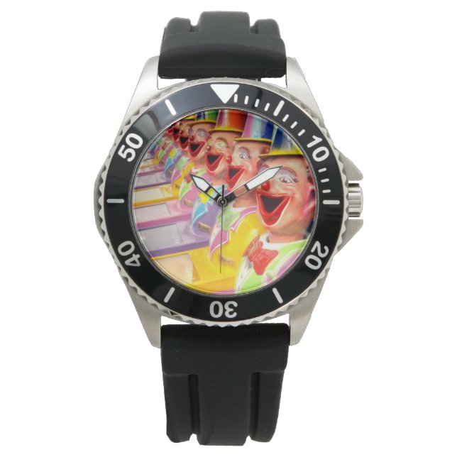 Montre Joyeux Faces De Clown En Raison, (devant)
