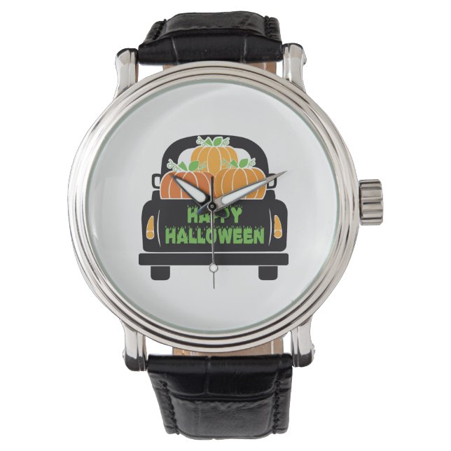 Montre Joyeux Halloween jour 2021 custume (devant)