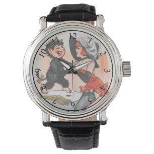 Montre Joyeux Krampus avec Temptress Vintage Noël