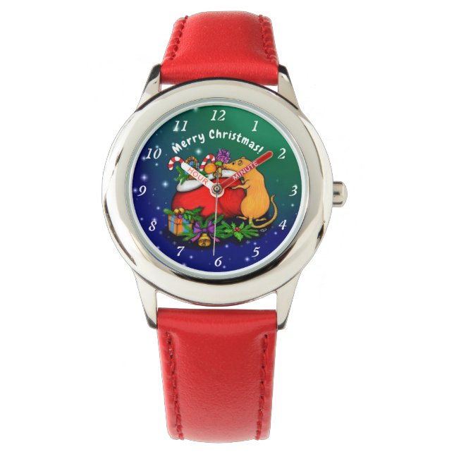 Montre Joyeux Noël avec Rat Prince (devant)