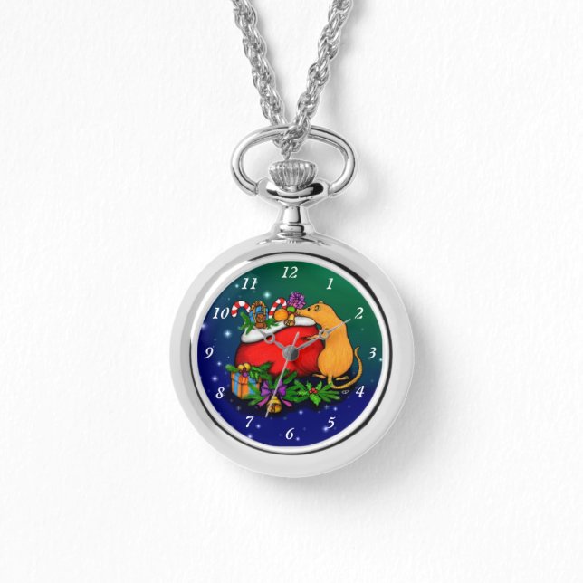 Montre Joyeux Noël avec Rat Prince (Recto)