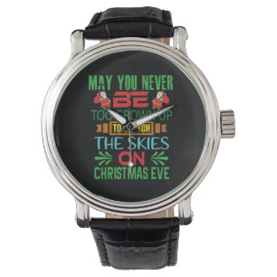 Montre Joyeux Noël Le Ciel Le Soir De Noël