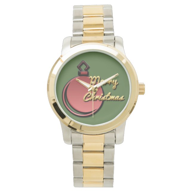 Montre Joyeux Noël, montre, à vendre ! (devant)