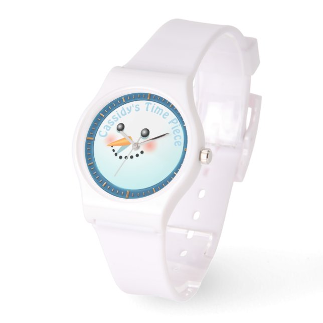Montre Joyeux visage de Snowman (Angle)