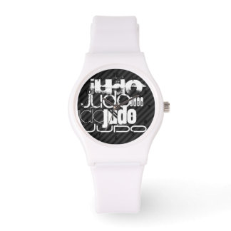 Montre Judo ; Gris Noir & Foncé