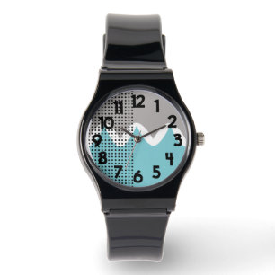Montre Jumelles Abstraites