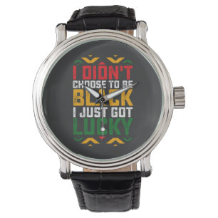 Montre Juneteenth Je n'ai pas choisi d'être noir