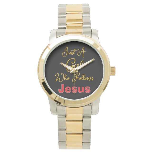 Montre Juste une fille qui suit Jésus (devant)
