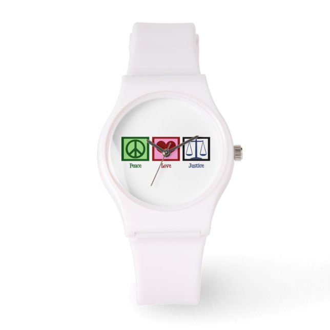 Montre Justice de l'amour pour la paix (Recto)