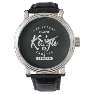 Montre Kaiya Nom personnalisé Anniversaire Cadeau