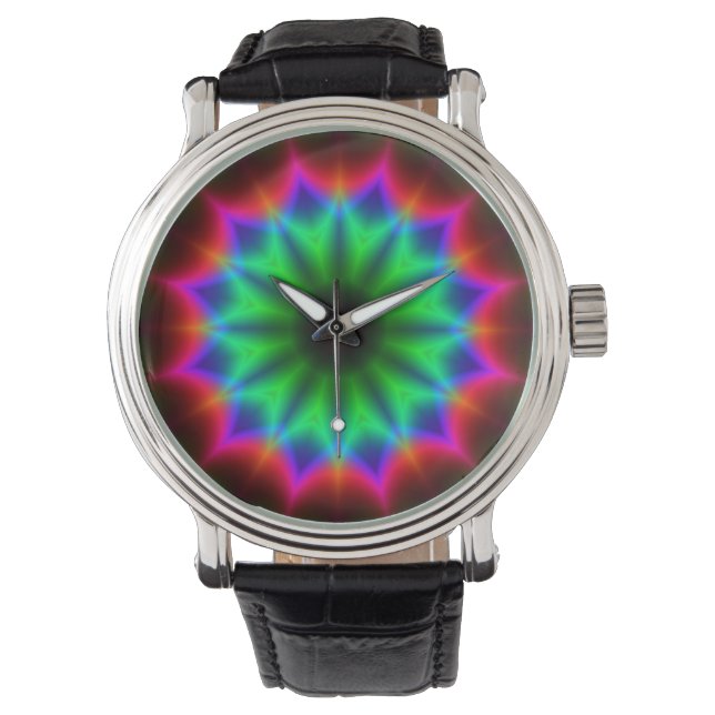 Montre Kaleidoscope Art 17 Options de surveillance et de  (devant)