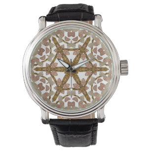 Montre  Kaleidoscope bois - Wood kaléidoscope