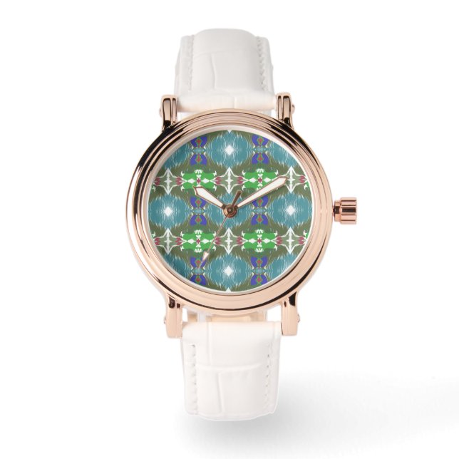 Montre Kaléidoscope de la marée émeraude (Recto)
