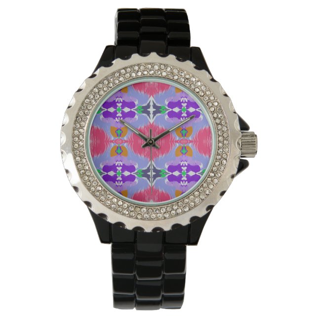 Montre Kaleidoscope Électrique Aurore Vive (devant)