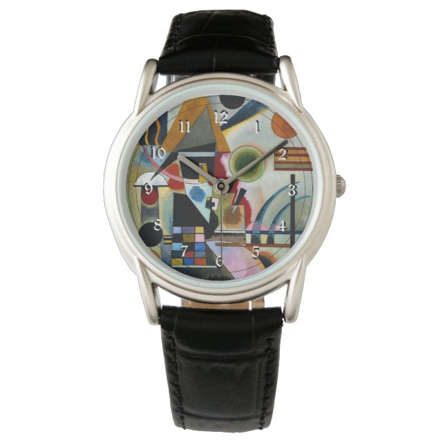 Montre Kandinsky - Peinture abstraite célèbre, balançoire (devant)