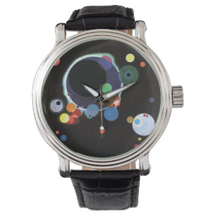 Montre Kandinsky - Plusieurs cercles, célèbre peinture,
