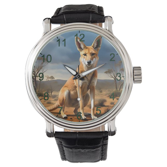Montre Kangaringo australien ( Kangaroo Dingo), (devant)