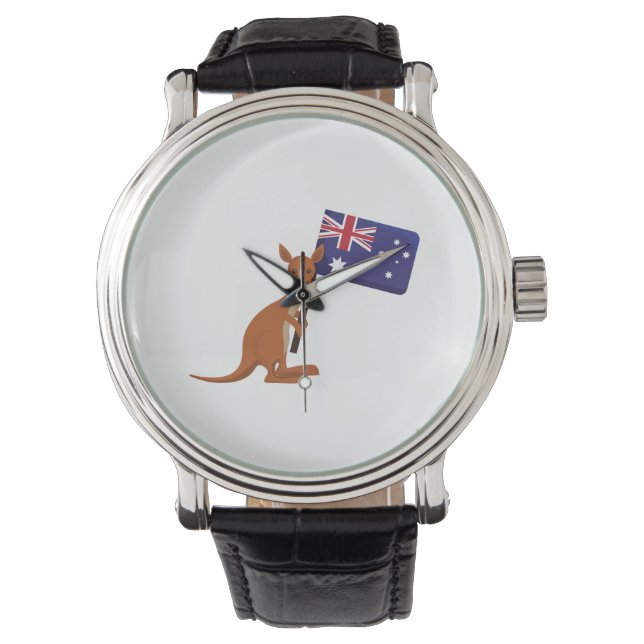 Montre kangaroo australia flag (devant)