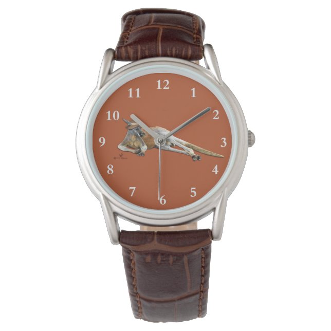 Montre Kangaroo Rouge En Casquette Slouch (devant)