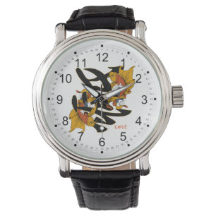 Montre Kanji Koi Fish Love