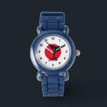 Montre Karate watch pour enfants avec nom personnalisé<br><div class="desc">Montre karaté noir pour enfants avec imprimé de nom personnalisé. Montres à poignet personnalisables pour étudiant en arts martiaux. Idée cadeau d'anniversaire mignonne pour les garçons et les filles. Design sportif avec karaté. Aussi idéal pour d'autres sports de combat comme ju jitsu, taekwondo, judo, aikido, kickboxing, jiu jitsu, muay thai...</div>