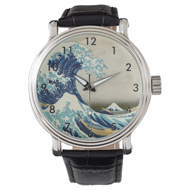 Montre Katsushika Hokusai - La Grande vague au large de K (devant)