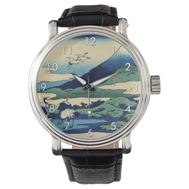 Montre Katsushika Hokusai - Umegawa dans la province de S (devant)