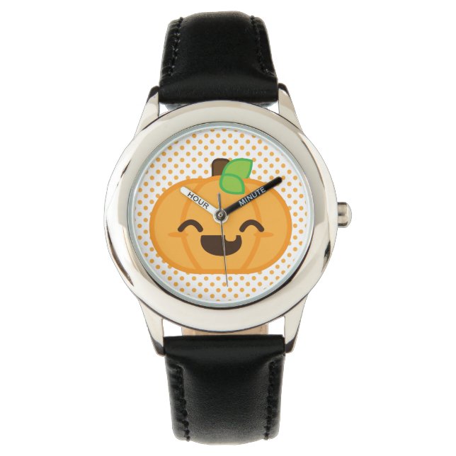Montre Kawaii Jack-o'-lantern Citrouille Watch (devant)
