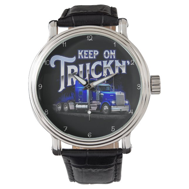 Montre Keep On Truckin' Blue Rig (devant)
