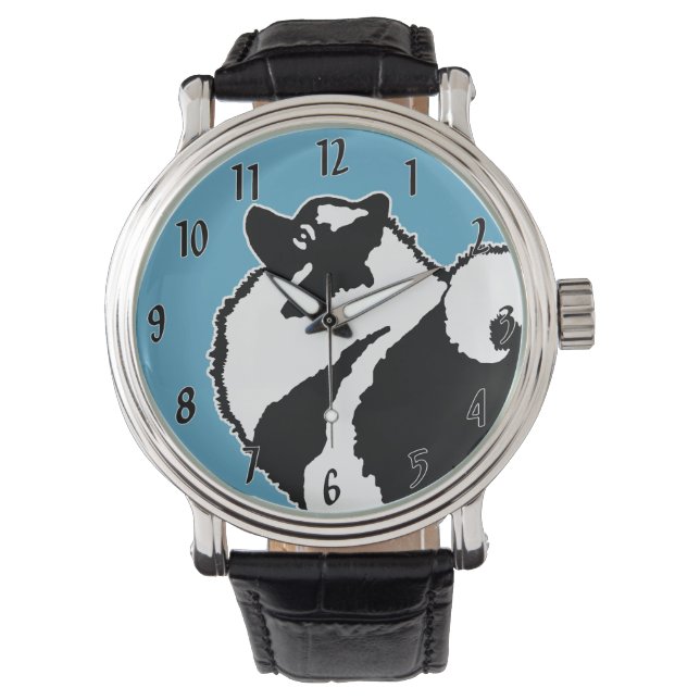 Montre Keeshond Graphics - Cute Original Chig Art (devant)